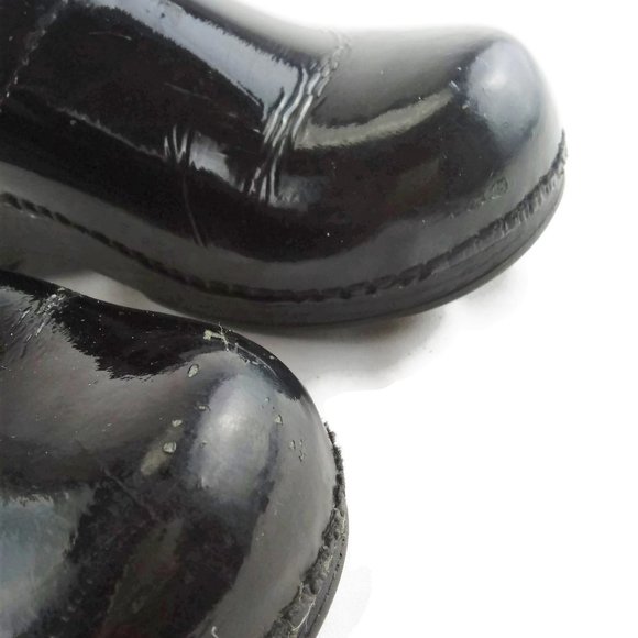 DANSKO XP Professional Black Patent Clogs SIZE 38 - Picture 2 of 8